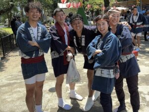 東京都北区王子神社 4年ぶりの例大祭「槍祭」お神輿に参画！